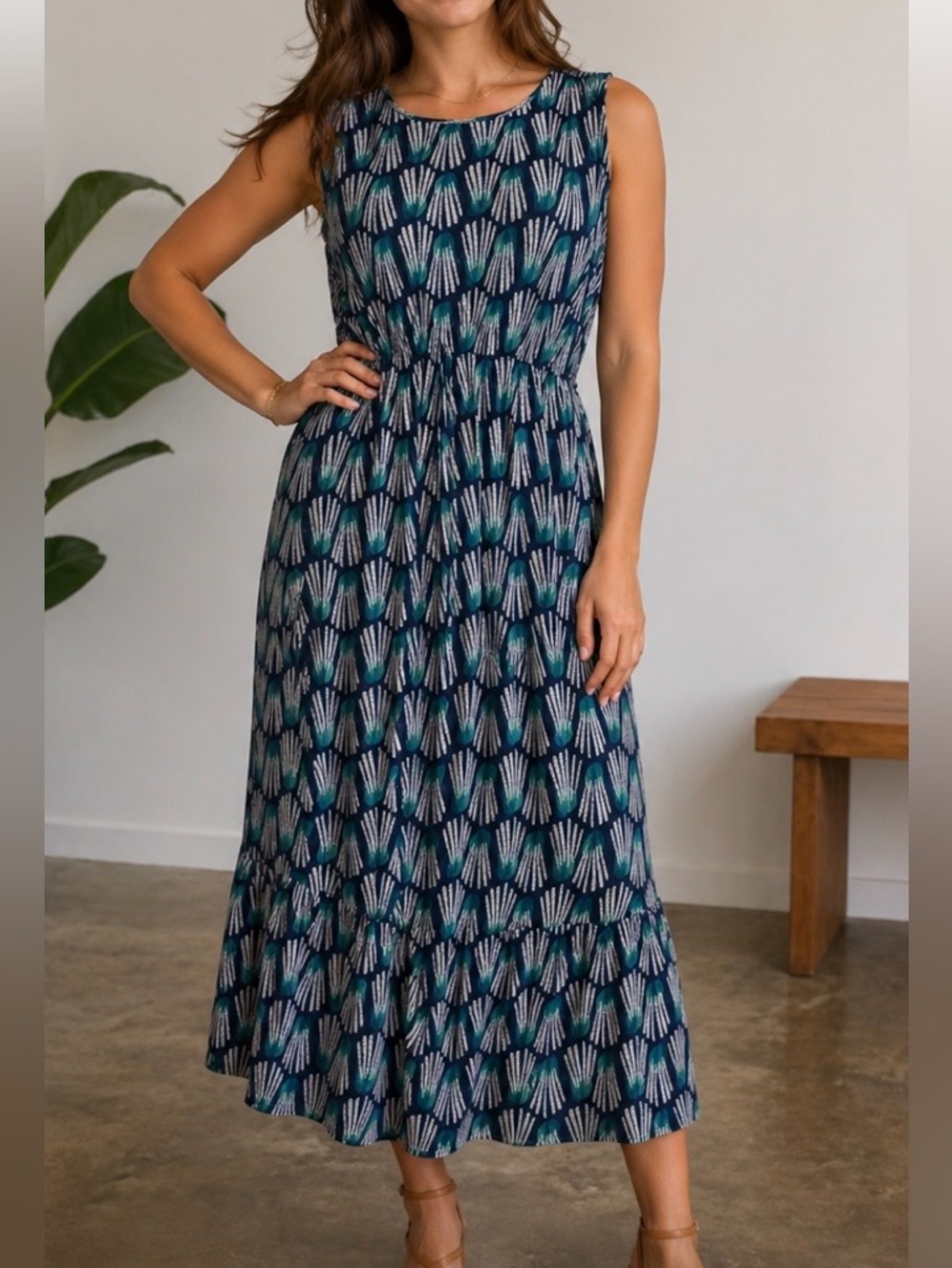 Seven Island sleeveless maxi dress size 2X